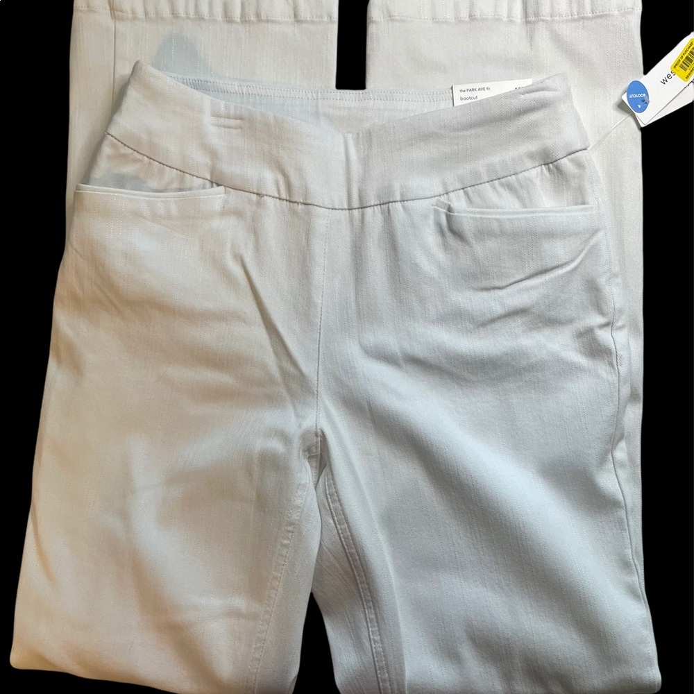 Women’s Westbound White Stretchy Bootcut Pants -10